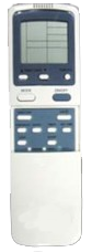 image of air conditioner water heater remote control